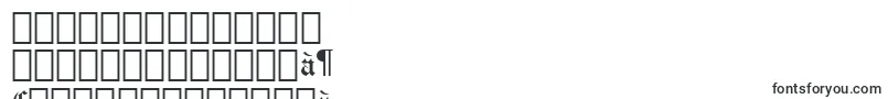 フォントEngraversOldEnglishBt – シンハラ文字