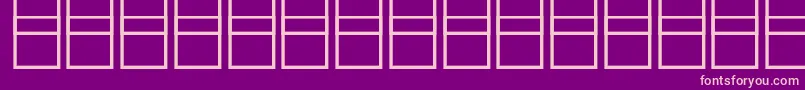 McsHaramain.Band2000 Font – Pink Fonts on Purple Background