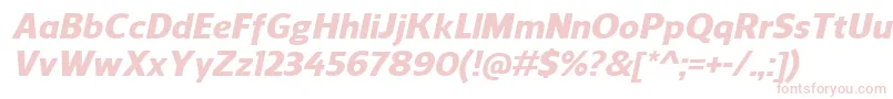 ReganHeavyitalic Font – Pink Fonts