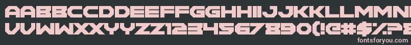 MaidenCrimes Font – Pink Fonts on Black Background
