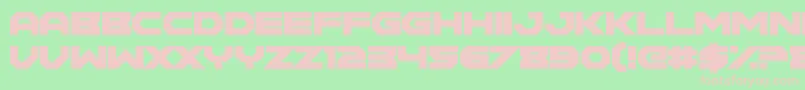 MaidenCrimes Font – Pink Fonts on Green Background
