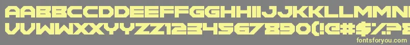 MaidenCrimes Font – Yellow Fonts on Gray Background