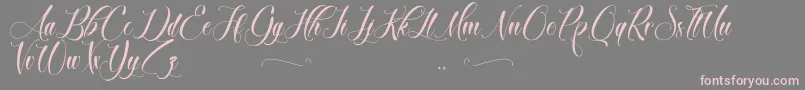 BrokenHeart Font – Pink Fonts on Gray Background