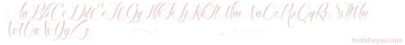 BrokenHeart Font – Pink Fonts on White Background