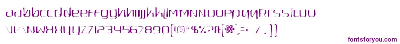 Quadaptorgaunt Font – Purple Fonts on White Background