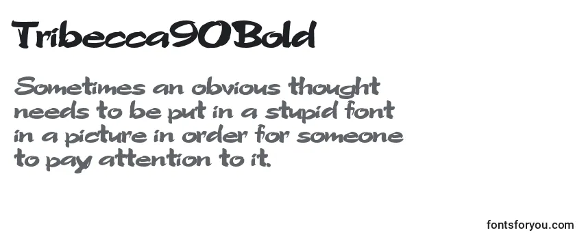 Tribecca90Bold Font