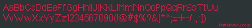 Fonte CcRedAlertLan – fontes vermelhas em um fundo preto