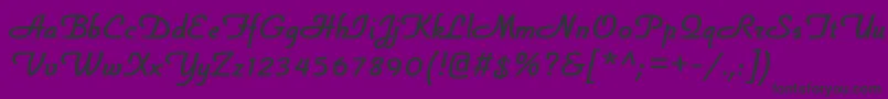 LonsdaleRegular Font – Black Fonts on Purple Background