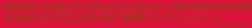 Шрифт Zambajoun – коричневые шрифты на красном фоне