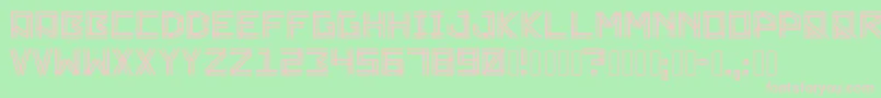 Zambajoun Font – Pink Fonts on Green Background