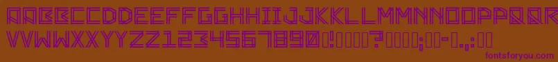 Zambajoun Font – Purple Fonts on Brown Background