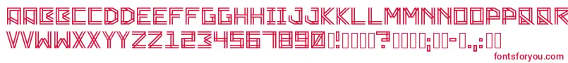 Zambajoun Font – Red Fonts on White Background