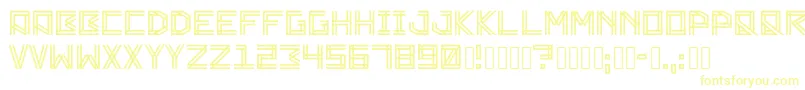 Zambajoun Font – Yellow Fonts on White Background
