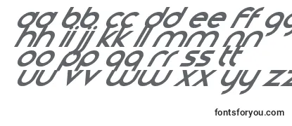 SmoothCircularsItalic Font