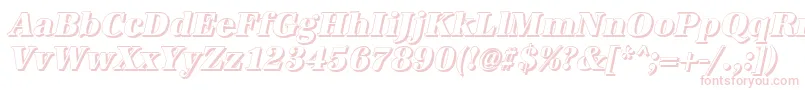 AntiquashCdXboldItalic Font – Pink Fonts