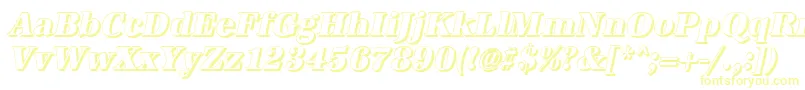 AntiquashCdXboldItalic Font – Yellow Fonts