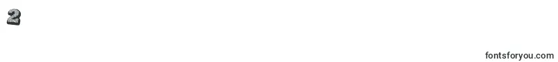 フォントBlackSpiral – フォント数字2