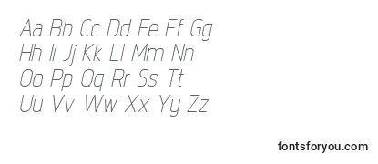 IntropolLightitalic Font