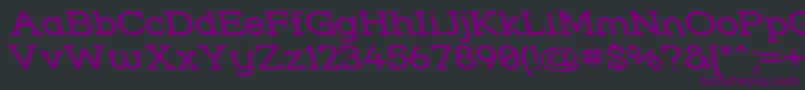 Strslwr Font – Purple Fonts on Black Background