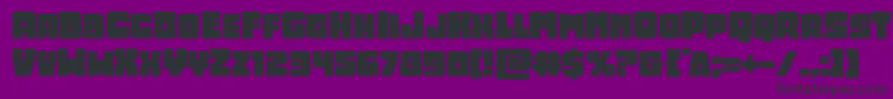 Opusmundiexpand Font – Black Fonts on Purple Background