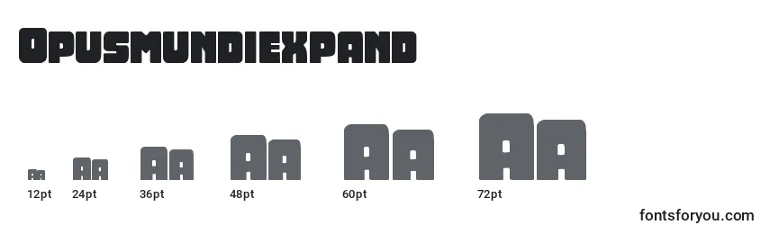 Opusmundiexpand Font Sizes