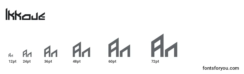 Ikkoue Font Sizes