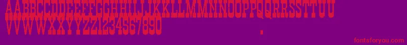 En savoir plus sur la police DurangoWesternErodedDemo Police DurangoWesternErodedDemo – polices rouges sur fond violet