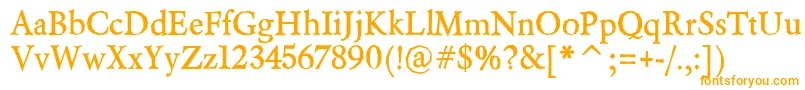 BeryliumBold Font – Orange Fonts on White Background