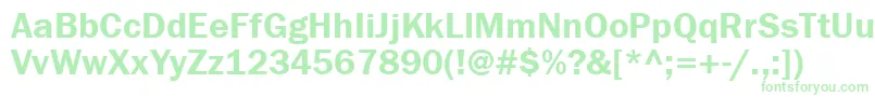 Franklingothdemictt Font – Green Fonts