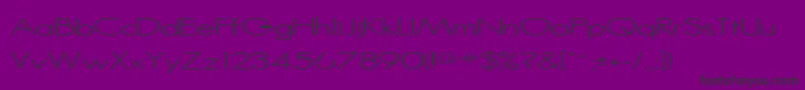 Rssansserif Font – Black Fonts on Purple Background