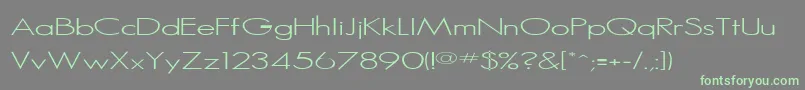 Weitere Informationen zur Rssansserif-Schriftart Rssansserif-Schriftart – Grüne Schriften auf grauem Hintergrund