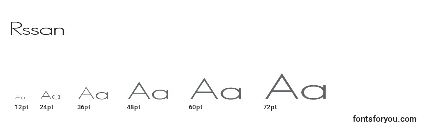 Rssansserif Font Sizes
