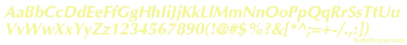 AgoptimacyrBoldoblique Font – Yellow Fonts