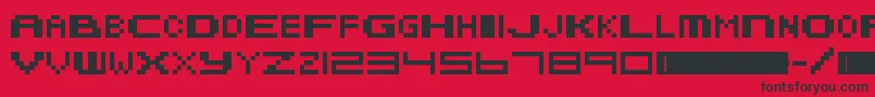 Más sobre la fuente MetroidFusion fuente MetroidFusion – Fuentes Negras Sobre Fondo Rojo