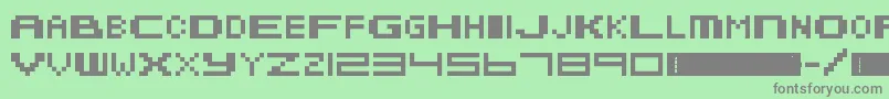 More about MetroidFusion Font MetroidFusion Font – Gray Fonts on Green Background