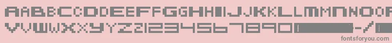 Weitere Informationen zur MetroidFusion-Schriftart MetroidFusion-Schriftart – Graue Schriften auf rosa Hintergrund