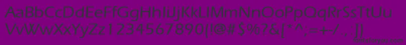 フォントItcErasLtMedium – 紫の背景に黒い文字