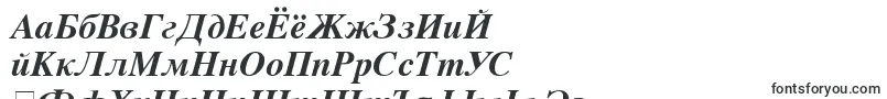 VremyaBoldItalic-fontti – venäjän fontit