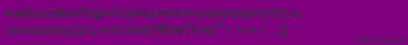 fuente LinotypeScottMars – Fuentes Negras Sobre Fondo Morado