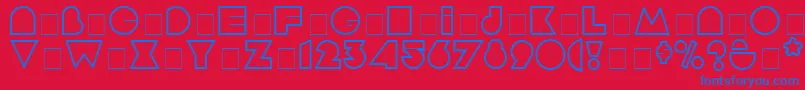 More about ArgotDisplayCapsSsi Font ArgotDisplayCapsSsi Font – Blue Fonts on Red Background