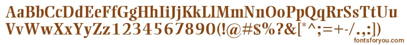 EllingtonMtBold Font – Brown Fonts