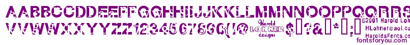 Subtext Font – Purple Fonts on White Background