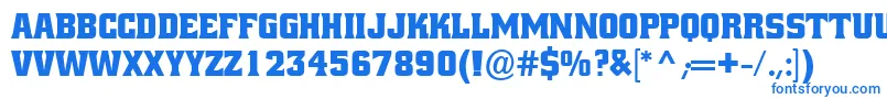 Lisätietoja AlleyOop-fontista AlleyOop-fontti – siniset fontit