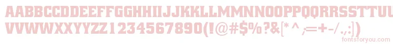 AlleyOop-fontti – vaaleanpunaiset fontit