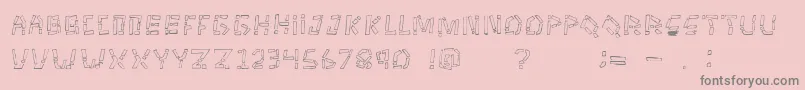 Подробнее о шрифте Tikitype Шрифт Tikitype – серые шрифты на розовом фоне