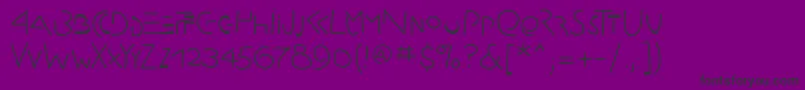 Vampyrsmk Font – Black Fonts on Purple Background