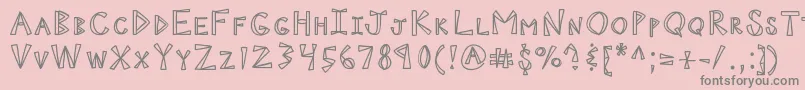 Más sobre la fuente Kbninjapower fuente Kbninjapower – Fuentes Grises Sobre Fondo Rosa