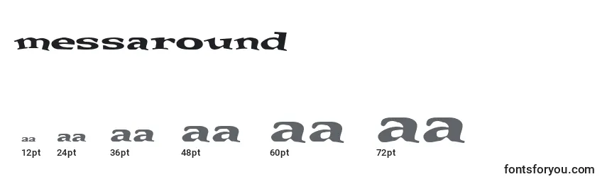 Размеры шрифта Messaround