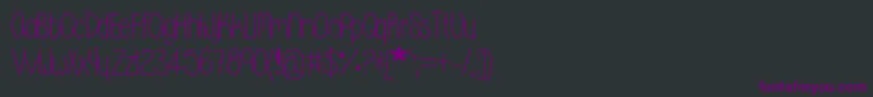 Whisperadream Font – Purple Fonts on Black Background