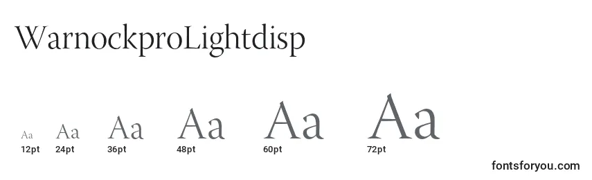 WarnockproLightdisp Font Sizes
